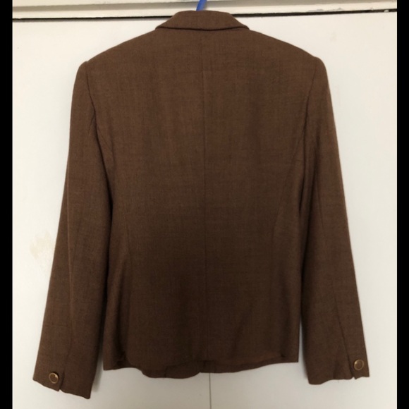 🌹Rena Rowan Saville 100% Worsted Wool Blazer 8🌟 - Picture 12 of 13
